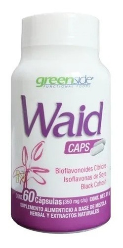 Greenside Waid, 60 Cápsulas 350 Mg Sfn Sabor Sin Sabor