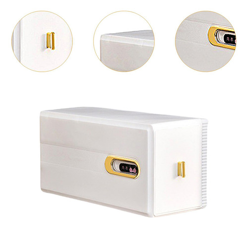 Caja Divisora Organizadora De Cajones Debajo Del Escritorio,