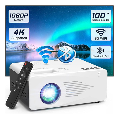 Proyector Tmy Con Wifi Y Bluetooth100 Pantalla Incluida Pro