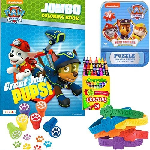 Paw Patrol 5 En 1 Juego De Colorear Y Actividad Juego Con Co