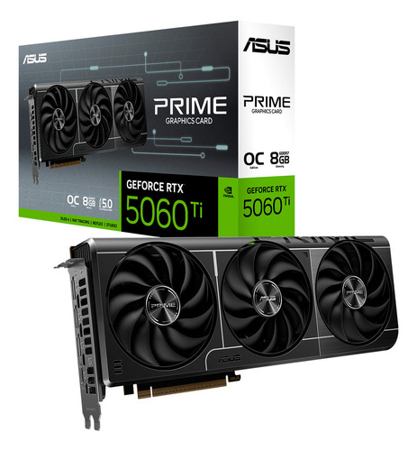 Tarjeta De Video Asus Prime Rtx 5060 Ti Oc Edition 8gb Gddr7