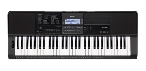 Teclado Casio Ct X800 Preto 61 Teclas Original Ct-x800 Loja