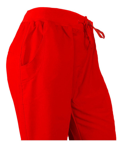 Pantalón Mujer Rojo Mike's Antifluido Uniformes Clínicos