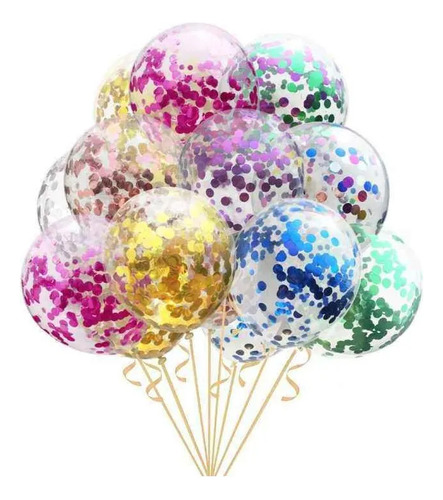 Confetti Metalizado X 30 Gramos Cotillón Varios Colores Deco Plateado