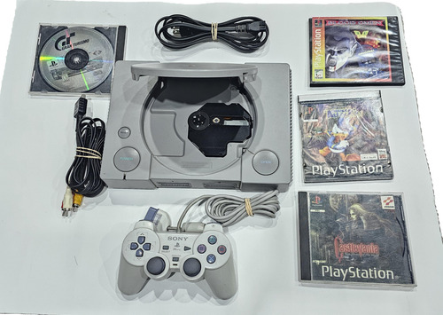 Consola Ps1 Fat Gris Mod 9001 Gran Turismo Y Mas Gris (Usado)