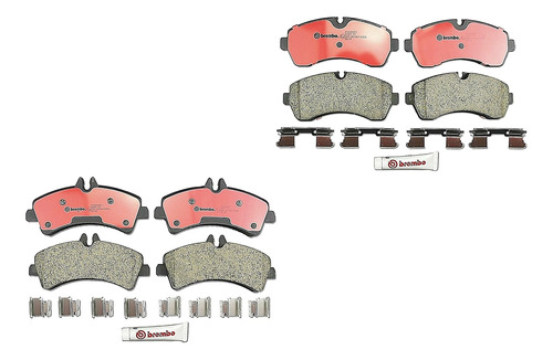 Jgo Balatas Del+tras Brembo Mercedes-benz Sprinter 10-19