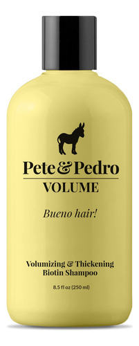 Pete & Pedro Volume: Champú Para Hombre Voluminizante Y Es.