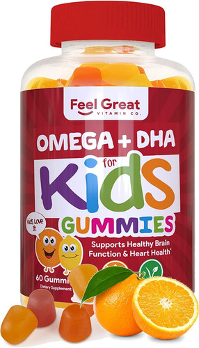 Omega Para Niños - Feel Great - Made Usa