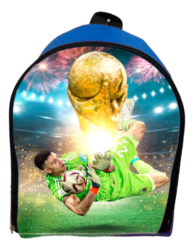 Mochila 20x30 Cm Seleccion Argentina Dibu Lautaro Julian