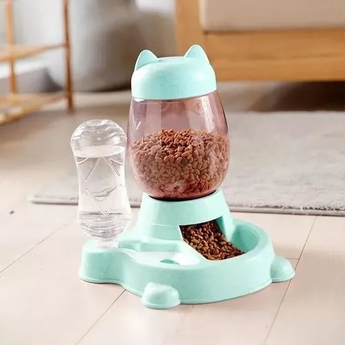 Dispensador De Agua Y Comida Para Mascotas Perros Gatos