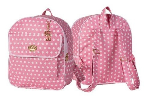 Imagem 2 de 3 de Mochila Maternidade Estrela Rosa Espera Feliz Baby Toys