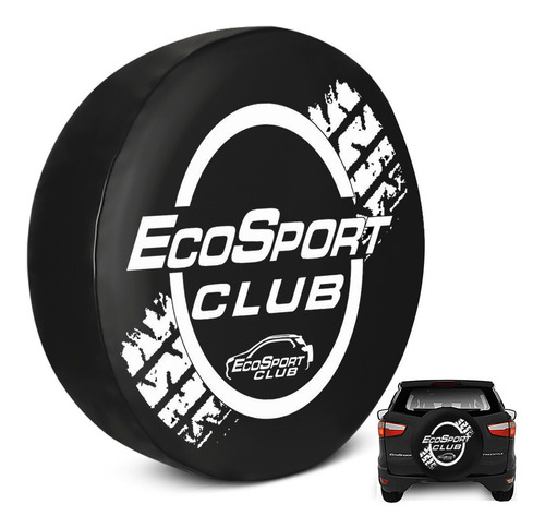 Capa De Estepe Ecosport 2015 2016 2017 Club I Pvc Cadeado | Parcelamento  sem juros