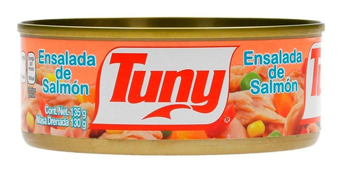 Ensalada De Salmón Tuny Lata 135gr 8 Pack Ipg