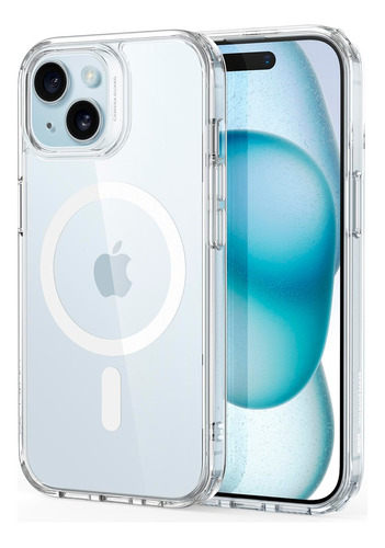 Estuche Forro Clear Transparente  Magsafe iPhone 15