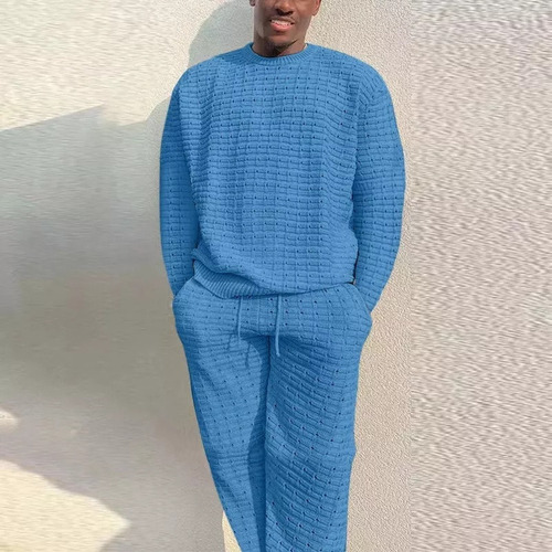 I Conjunto De Camisa Y Pantalón De Manga Larga Para Hombre