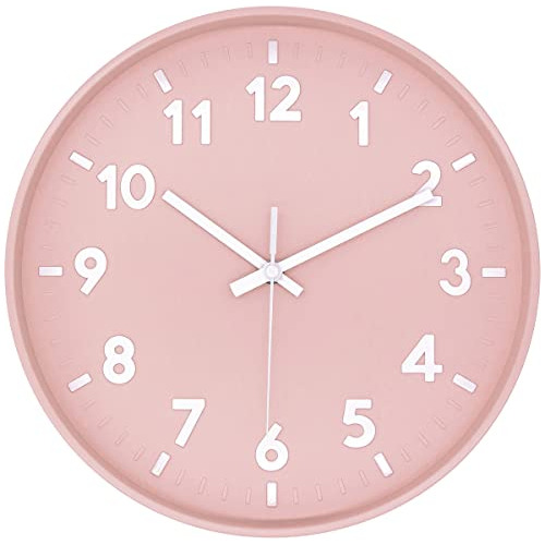 Reloj De Pared Moderno De 12 Pulgadas Números 3d, Esfe...