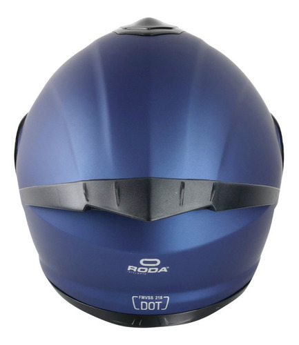 Imagen 4 de 6 de Casco Roda Pilot Metal Mica Humo Abatible