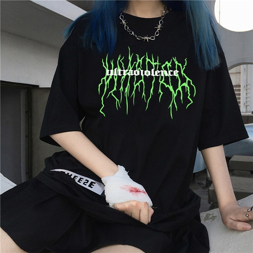 Playera Goth Aesthetic E-girl E-boy Ultraviolence Alternativ