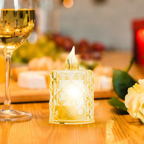 Lámpara De Vela De Velas Led Sin Llama Lámpara De Velas Que