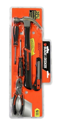 Set De Herramientas Hogar Black Decker 5 Piezas Lhconfort