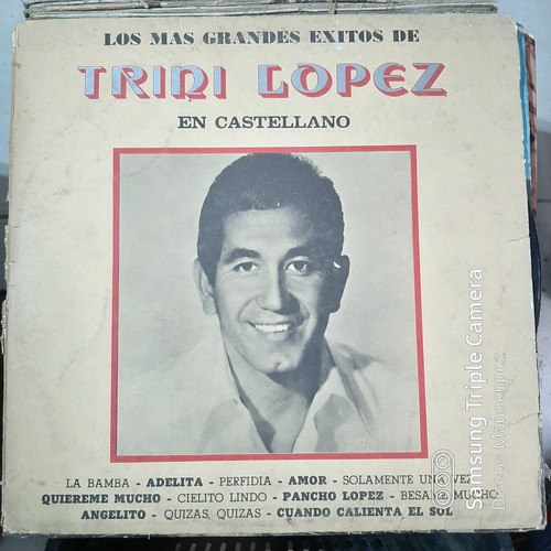 Vinilo Trini Lopez En Castellano Los Mas Grandes Exitos M5