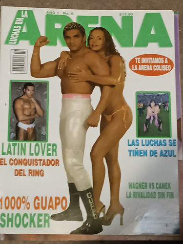 Revista Arena Número 6 Latin Lover Y Shocker