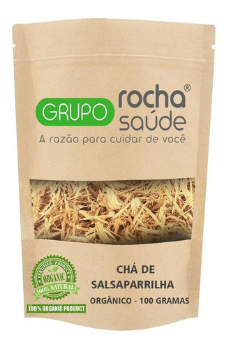 Chá De Salsaparrilha Orgânica 100 Gramas