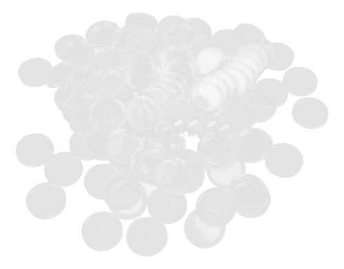 100 Piezas Cápsulas De Monedas Funda Forma Forma Forma 32cm