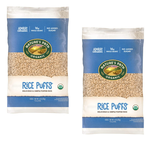 Nature's Path Orgnico - Puffs De Arroz De Cereales, 6 Onzas