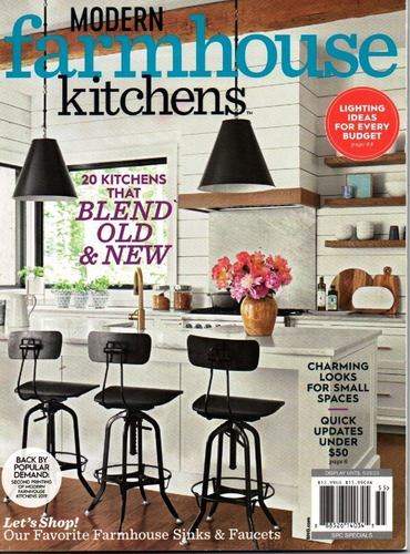 Revista Modern Farmhouse Kitchens - Cozinhas De Casas Rurais