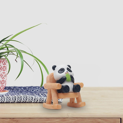2 Estatua De Decoración De Jardín, Escultura De Panda