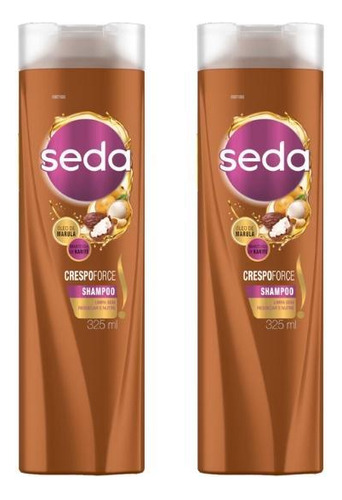  Shampoo Seda 325ml Crespoforce-kit C/2un