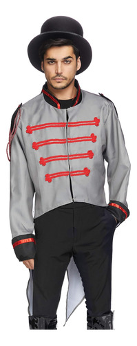 Disfraz De Chaqueta Militar Leg Avenue Para Hombre, Rojo,