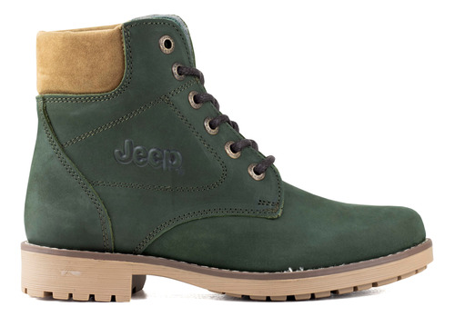 Botas Urbanas Jeep 17050 Oleobuck Verde Olivo Original