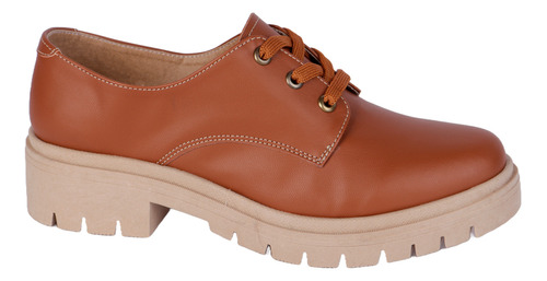 Zapato Casual Fratello Color Café Para Mujer 0752