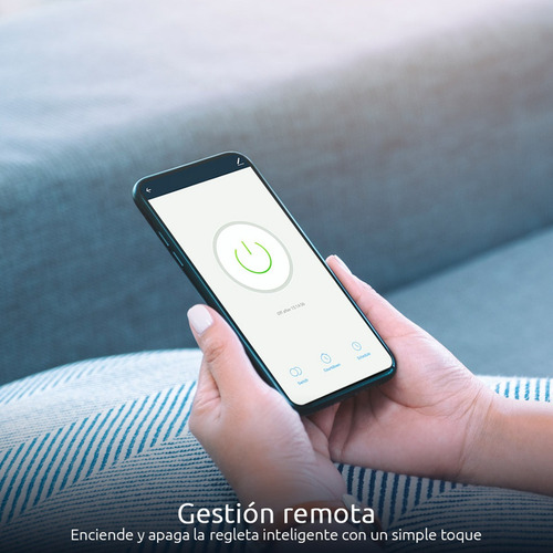 Regleta Inteligente Nexxt Wifi Alexa Google, 4 Tomas + 4 Usb