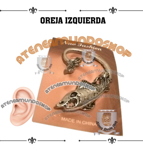 Aro Solitario Trepador Tiburon - Importado