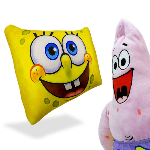 Almofada Bob Esponja Com Boneco De Pelúcia Patrick Oferta