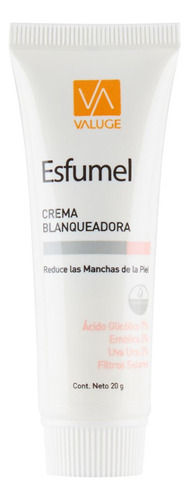Esfumel Crema Blanqueadora Valuge 20gr