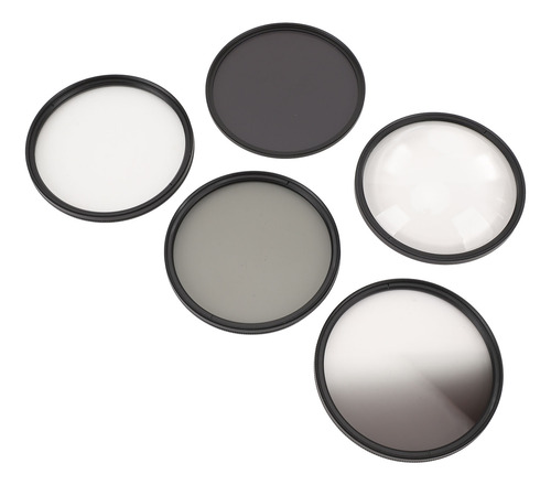 Kit De Lentes De Câmera Com Filtro Cinza Graduado Cpl Nd8 6
