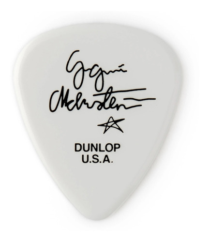 Imagen 3 de 3 de Jim Dunlop Uñetas Yngwie Malmsteen Pack X 6 Blanca Yjmp01wh