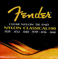 Juego De Cuerdas Fender Classic Nylon Guitarra Acústica 