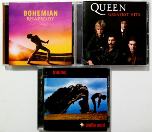 3 Cds Queen Bohemian Rhapsody + Greatest Hits + Bryan May