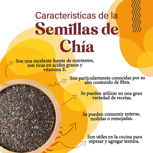 Semilla De Chía 500g - g a $34