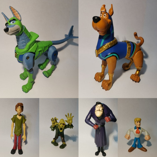 Scooby Doo  X 6 Muñecos Articulados Shaggy Baron Rojo Fred