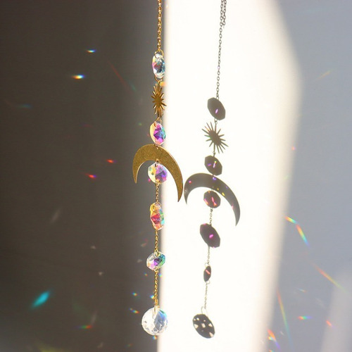 Imagen 2 de 7 de Colgante De Cristal, Atrapasol Solsticio