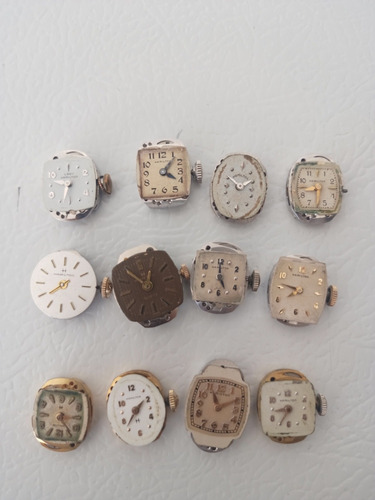 Lote De Relojes Máquinas De Hamilton Para Dama Vintage 