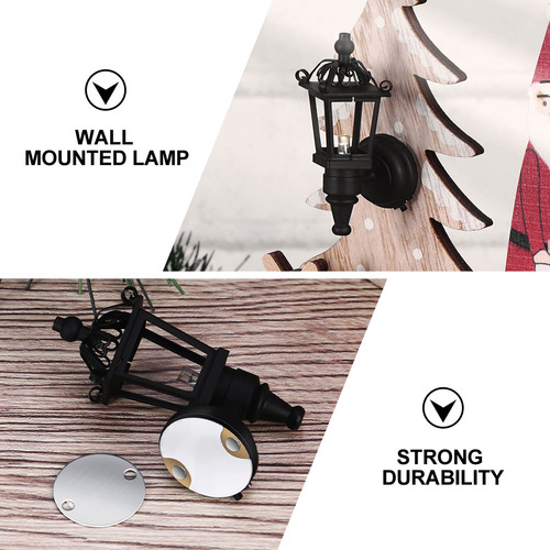 Lámpara De Pared Led Vintage En Miniatura Con Forma De Casa