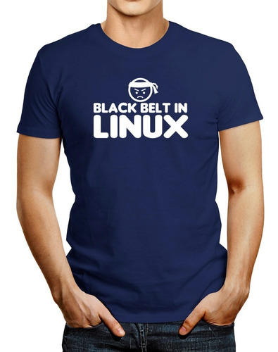 Idakoos Polo Black Belt In Linux