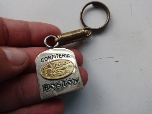 Llavero Antiguo Confiteria Boston Mar Del Plata Medialunas